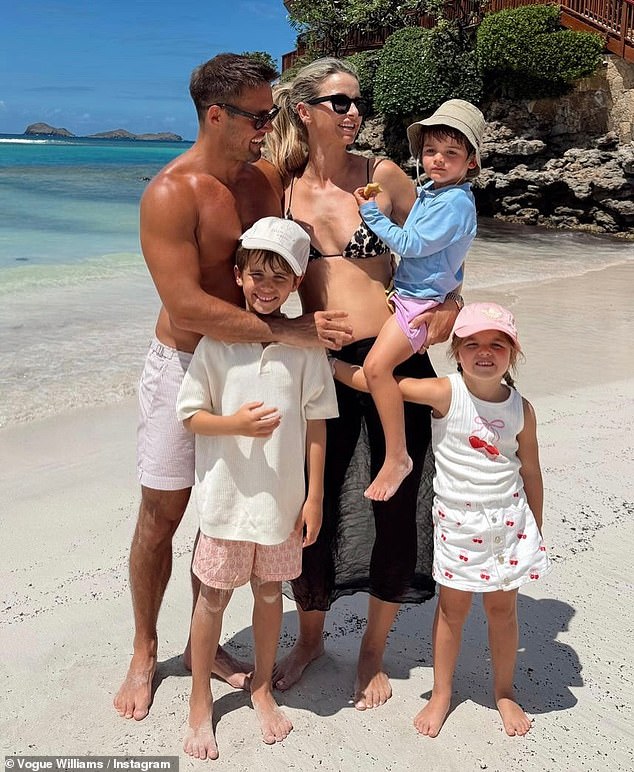 Vogue Williams teases unusual name of fourth baby as she toys with the monikers Sailor and Rocket