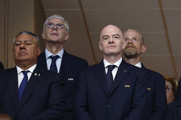 Gianni Infantino and Arsene Wenger