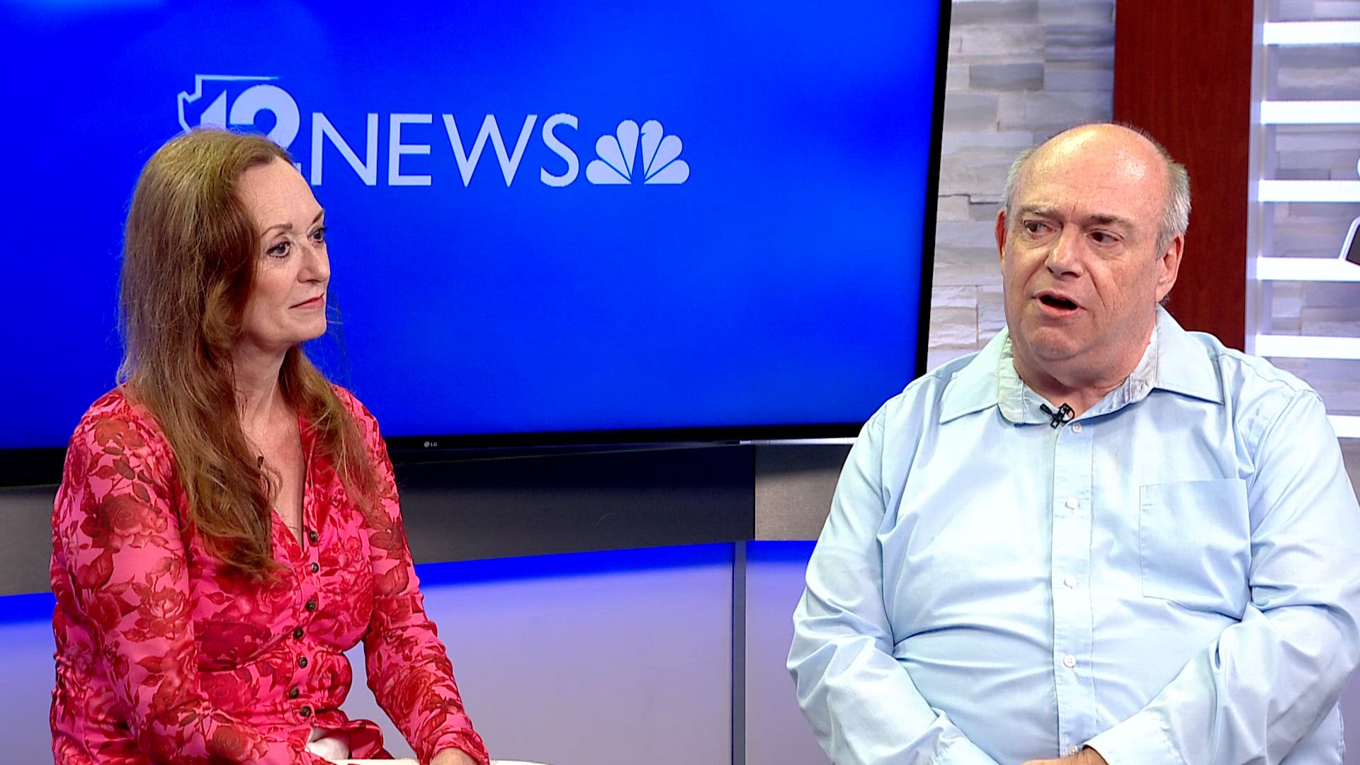 'Grumpy old men the musical' cast visit 12News studio