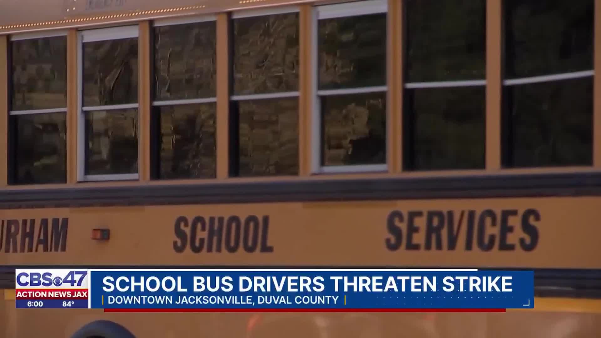 School bus workers could strike ahead of Duval's first day back