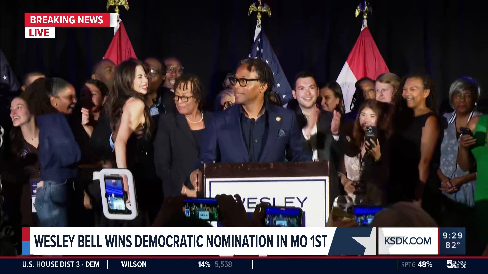 Wesley Bell gives his victory speech | 2026 Missouri primary election