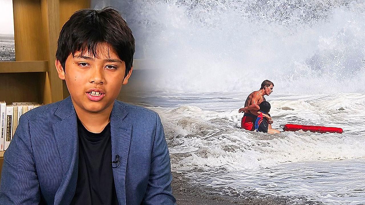 10-year-old rescued from rip current by teen lifeguard thought he was ...