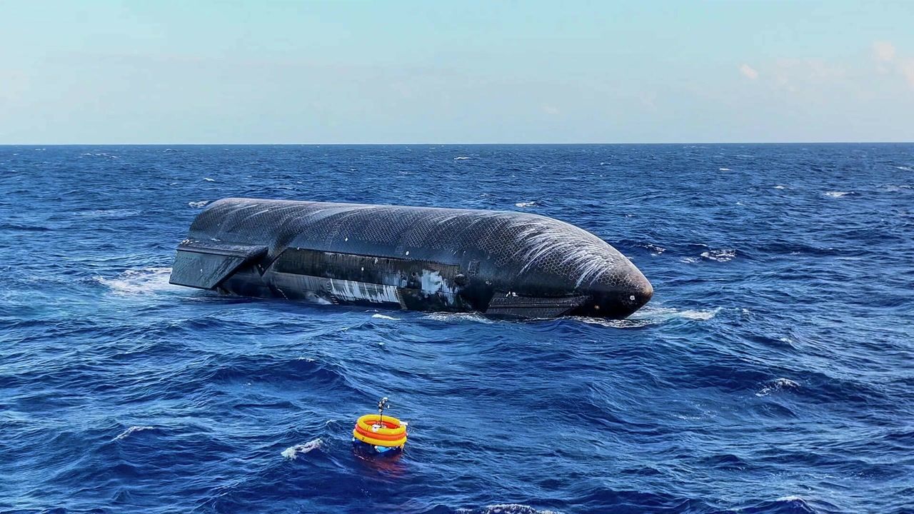 In a first, SpaceX crews recovering 'lucky' Starship adrift in Indian Ocean