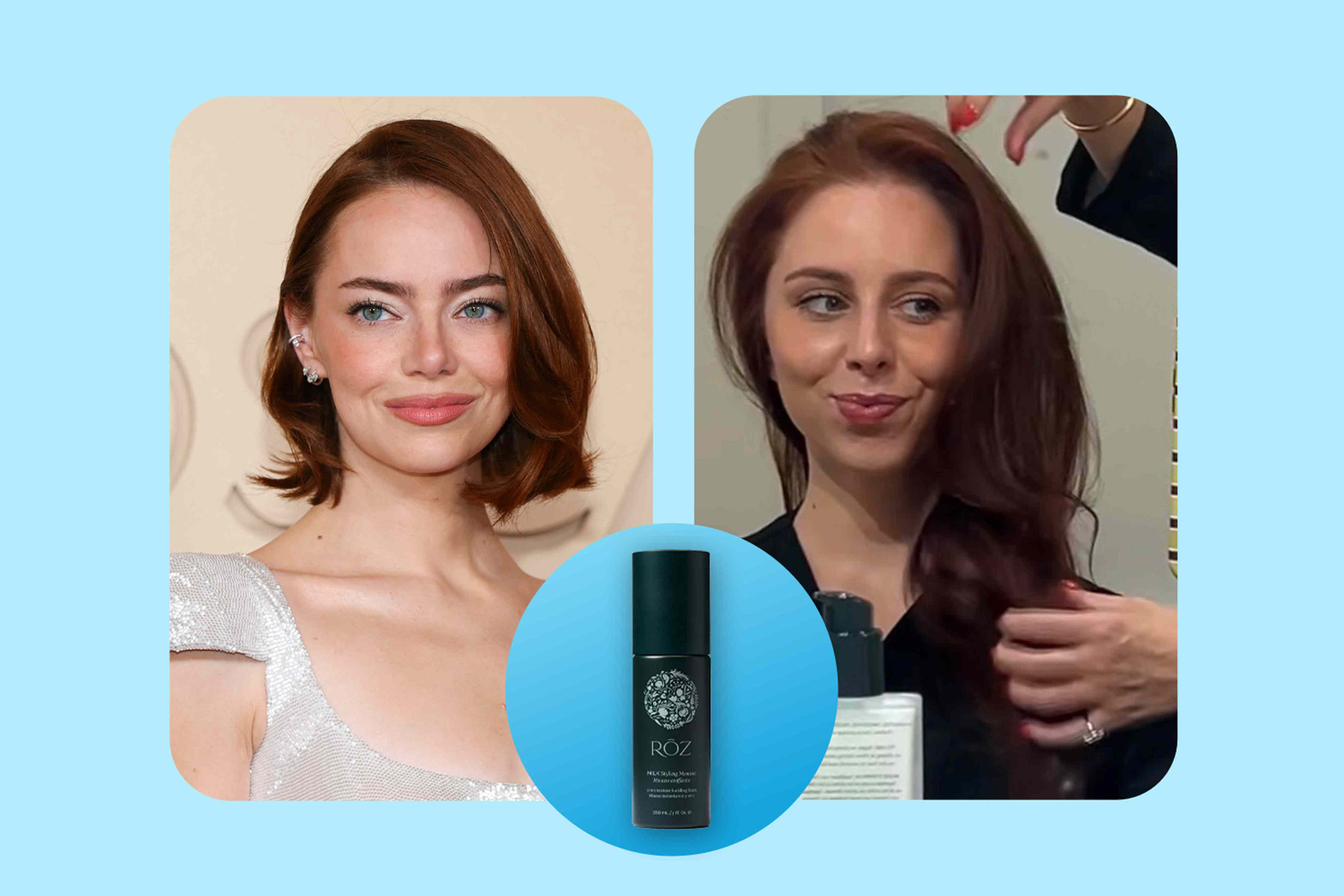 Emma Stone's hairstylist gave me the most voluminous blowout ever — and changed my mind about mousse
