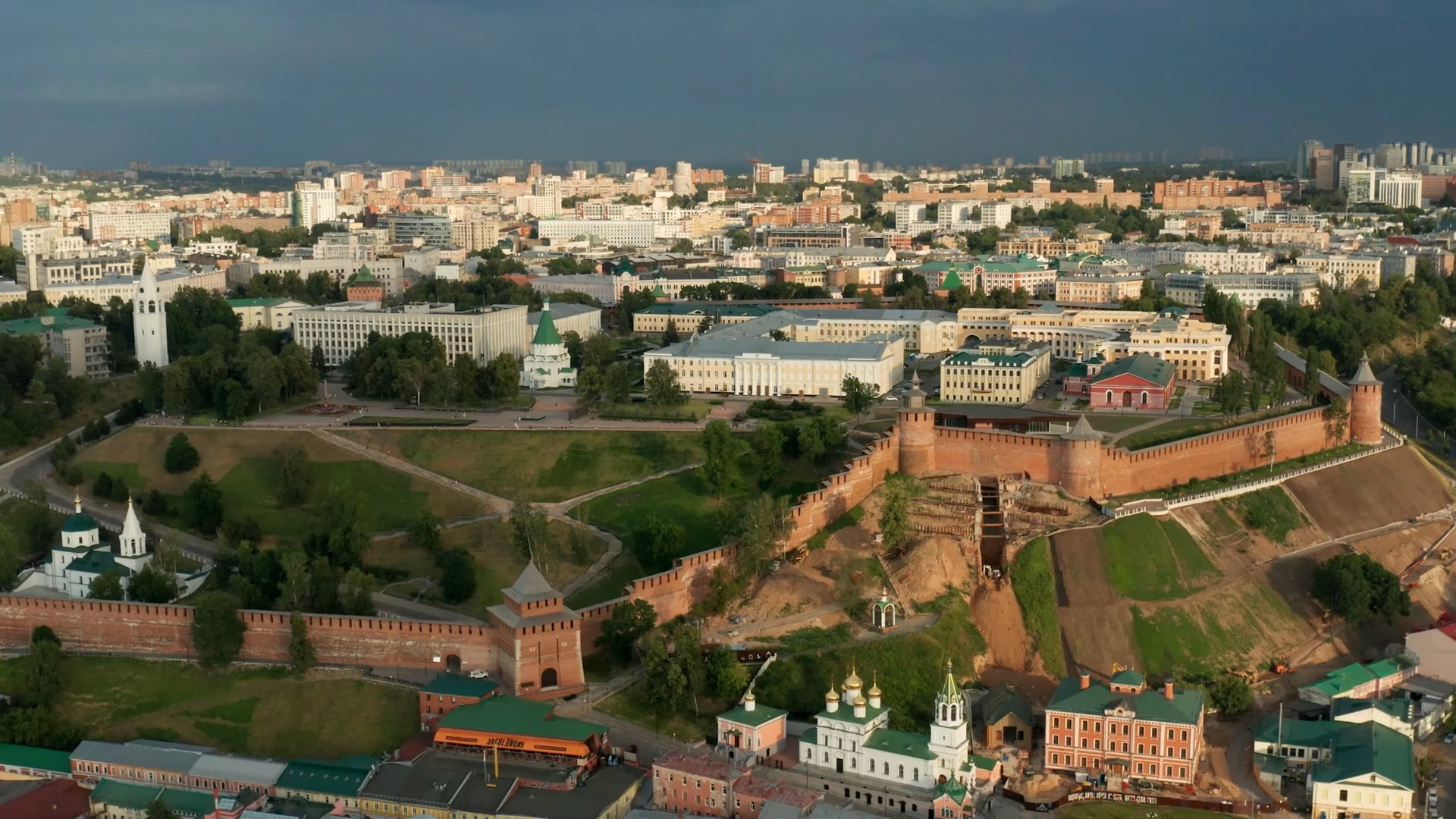 Nyizsnyij Novgorod, Oroszország: Drónfelvételek az 500 éves Kremlről