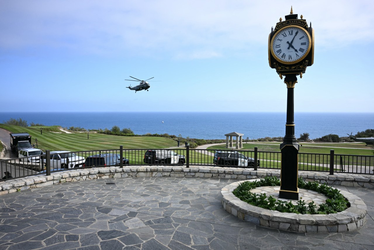 Armed man arrested at Trump's LA golf course days before president's visit
