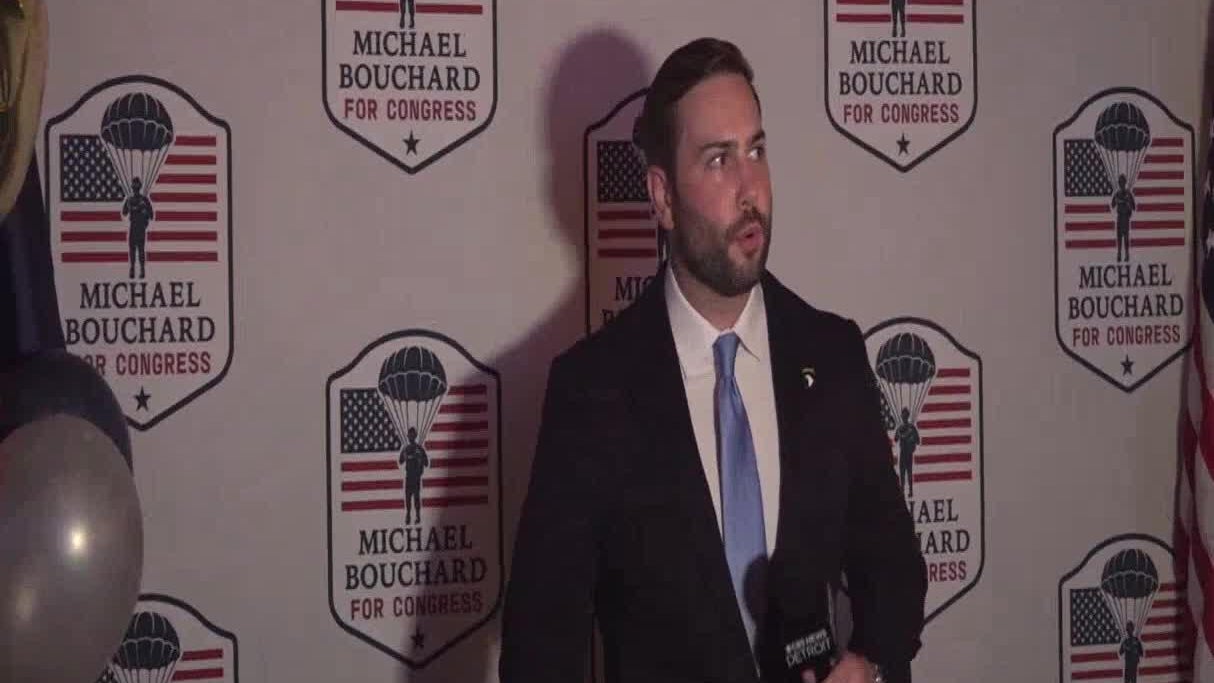 Michael Bouchard delivers victory speech in Michigan's 10th ...