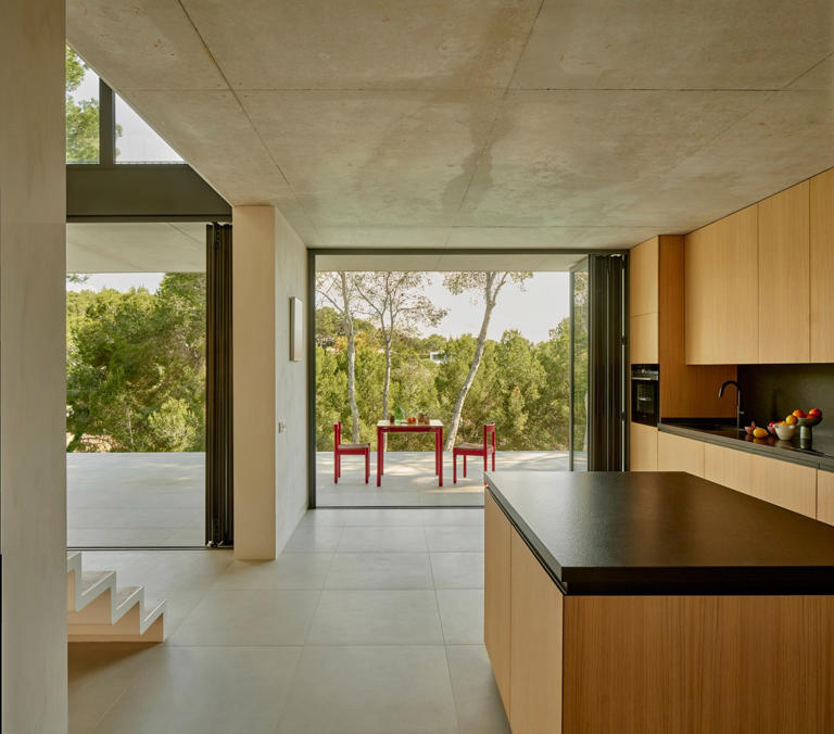This Tarragona home hides a sunken courtyard beneath its entrance
