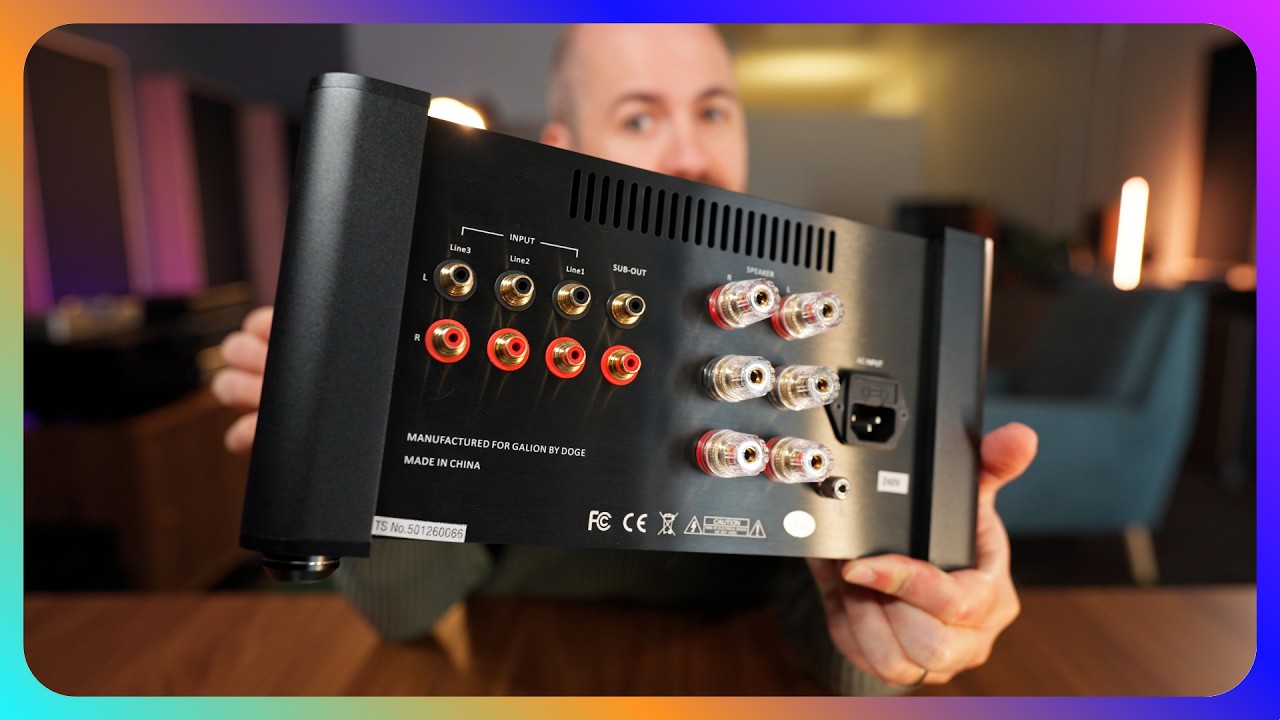 High-end components inside a surprisingly affordable amplifier