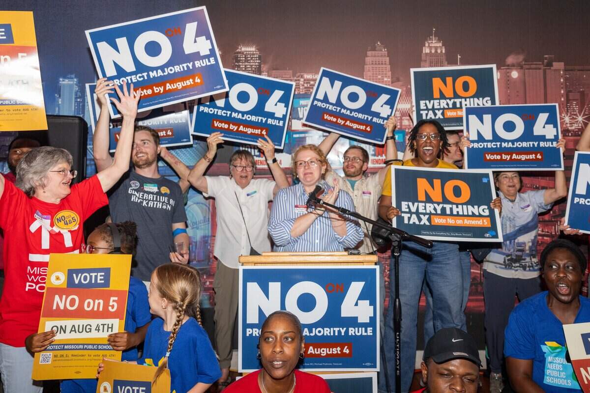 Missouri voters reject Amendment 5, striking down Kehoe's income tax plan
