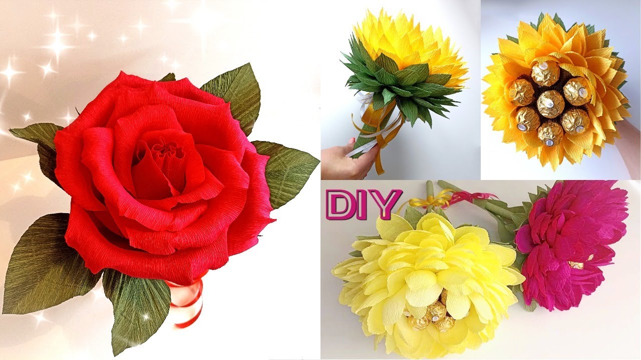 DIY large paper flowers for school