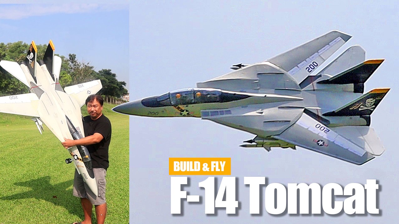 Building a giant RC F14 Tomcat aircraft