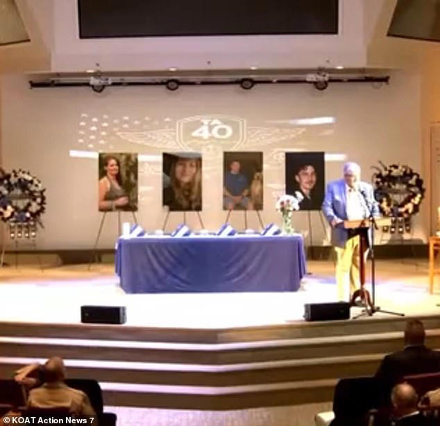 A memorial service was held for the four passengers in June&nbsp;