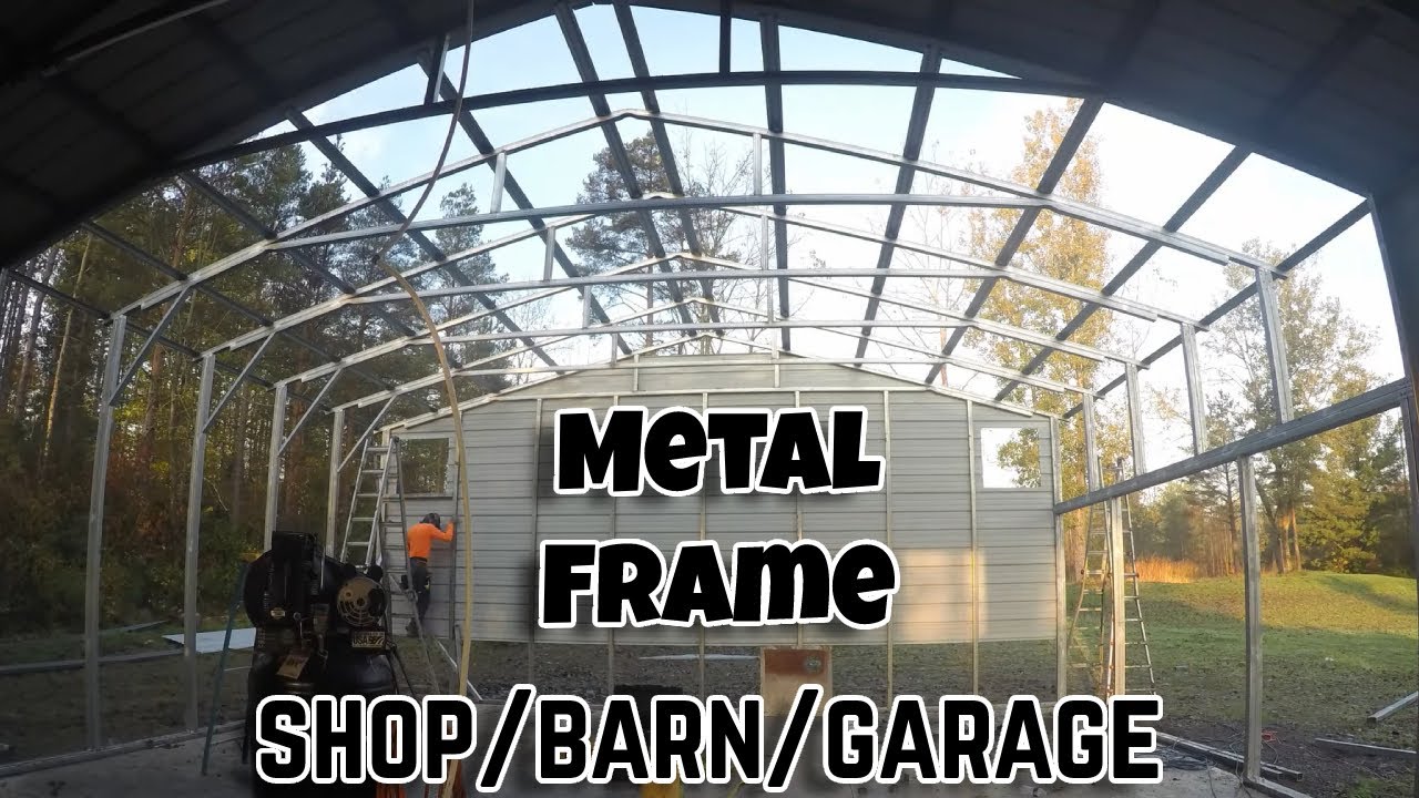 Metal carport building addition project