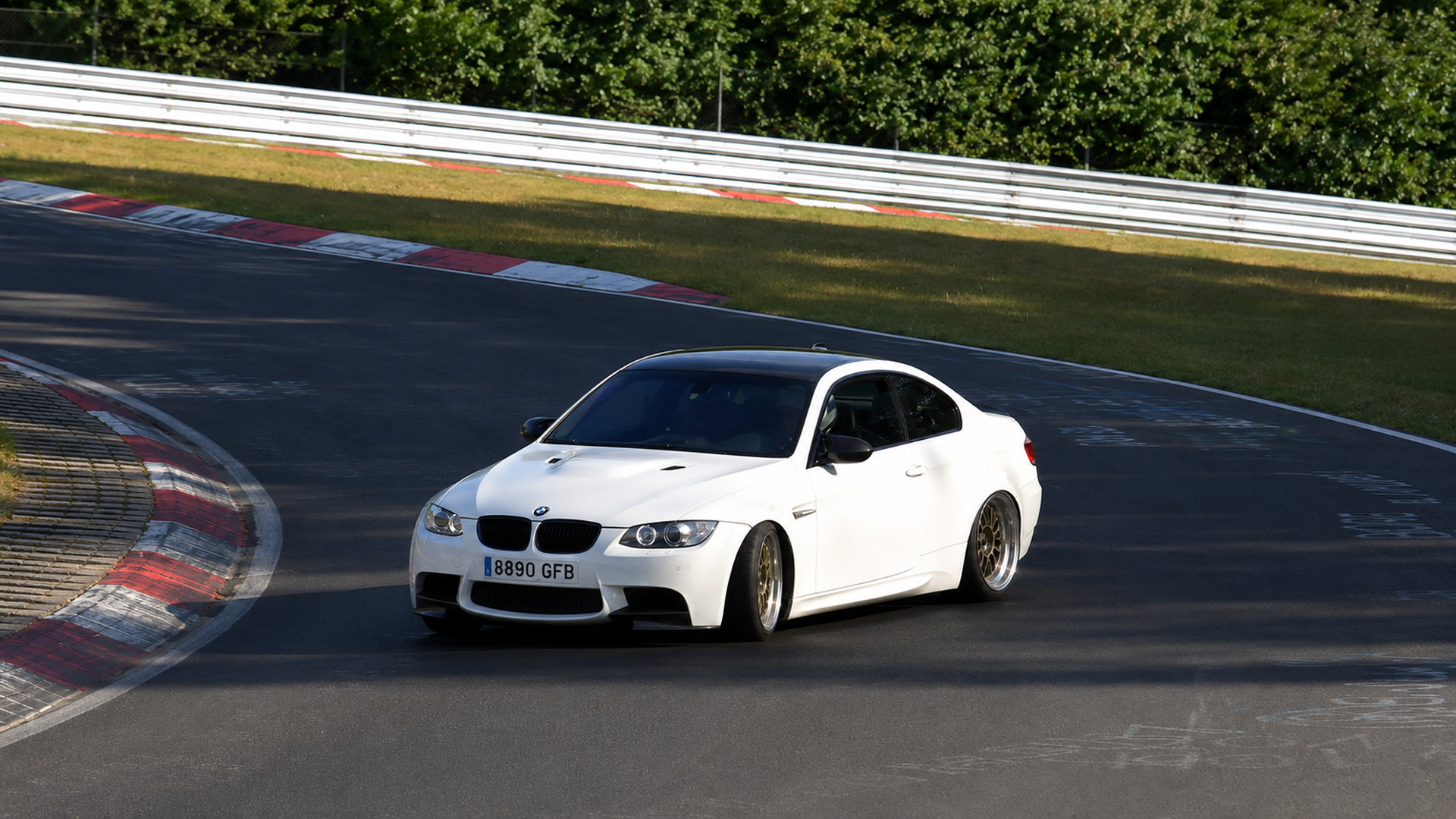 Nürburgring track action with the BMW M3