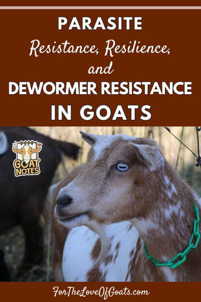 Parasite resistance, resilience, and dewormer resistance