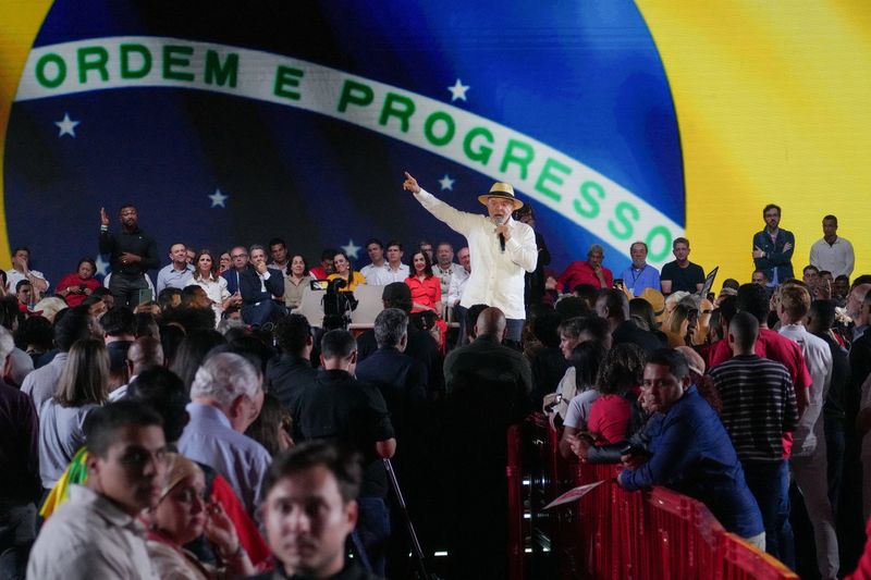 Lula leads Bolsonaro but gap narrows ahead of Brazil election, poll shows