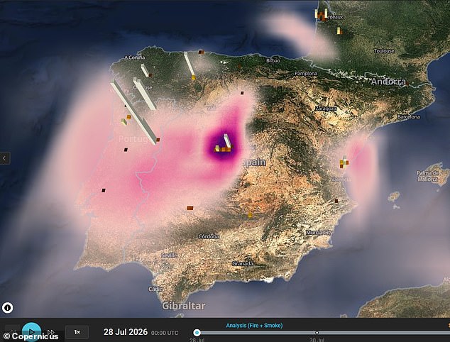 How bad are the wildfire emissions in your area? Interactive map reveals how polluted the air is