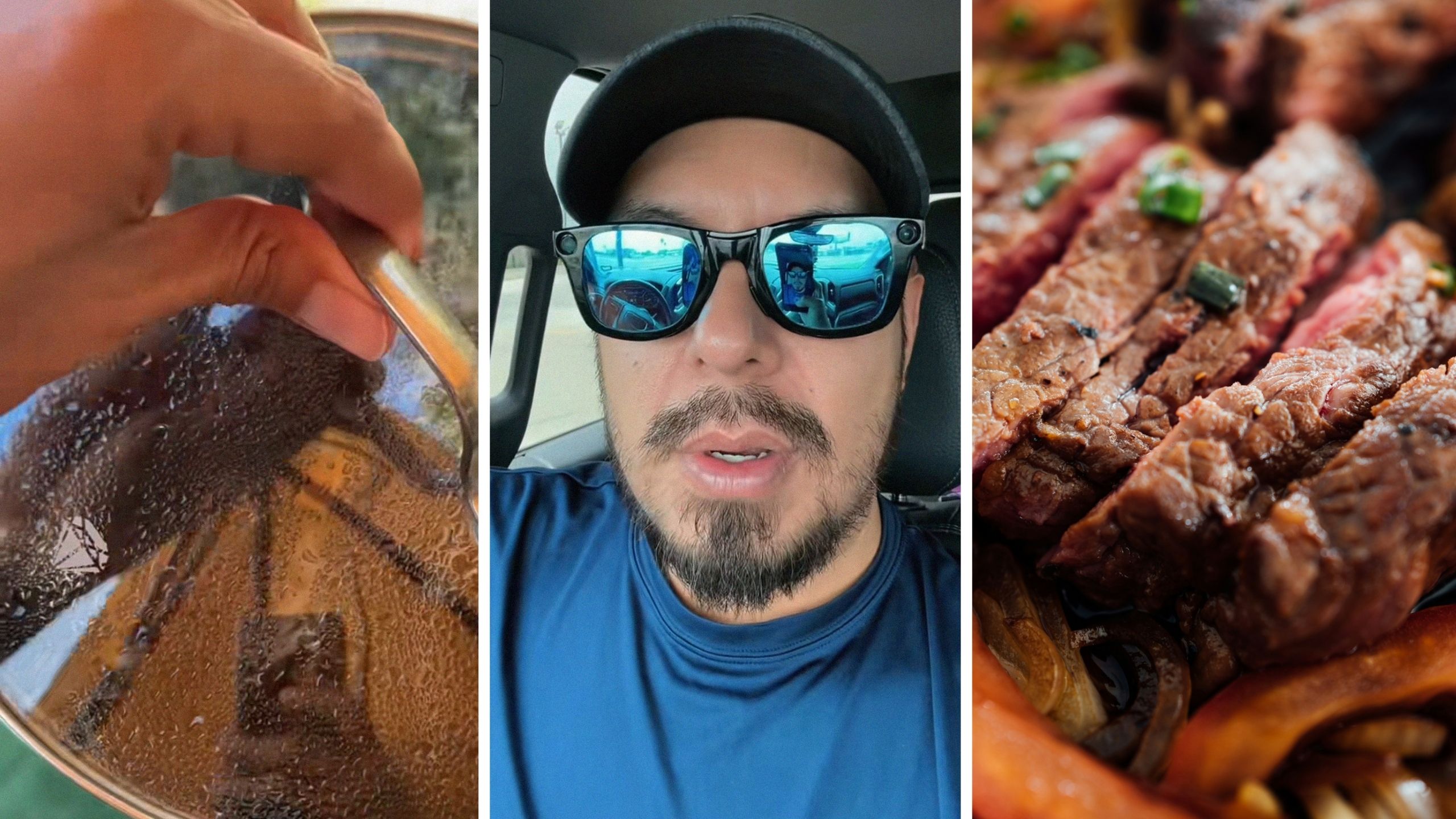 Texas man buys fajita beef. Then he looks at it in the sunlight and notices something strange