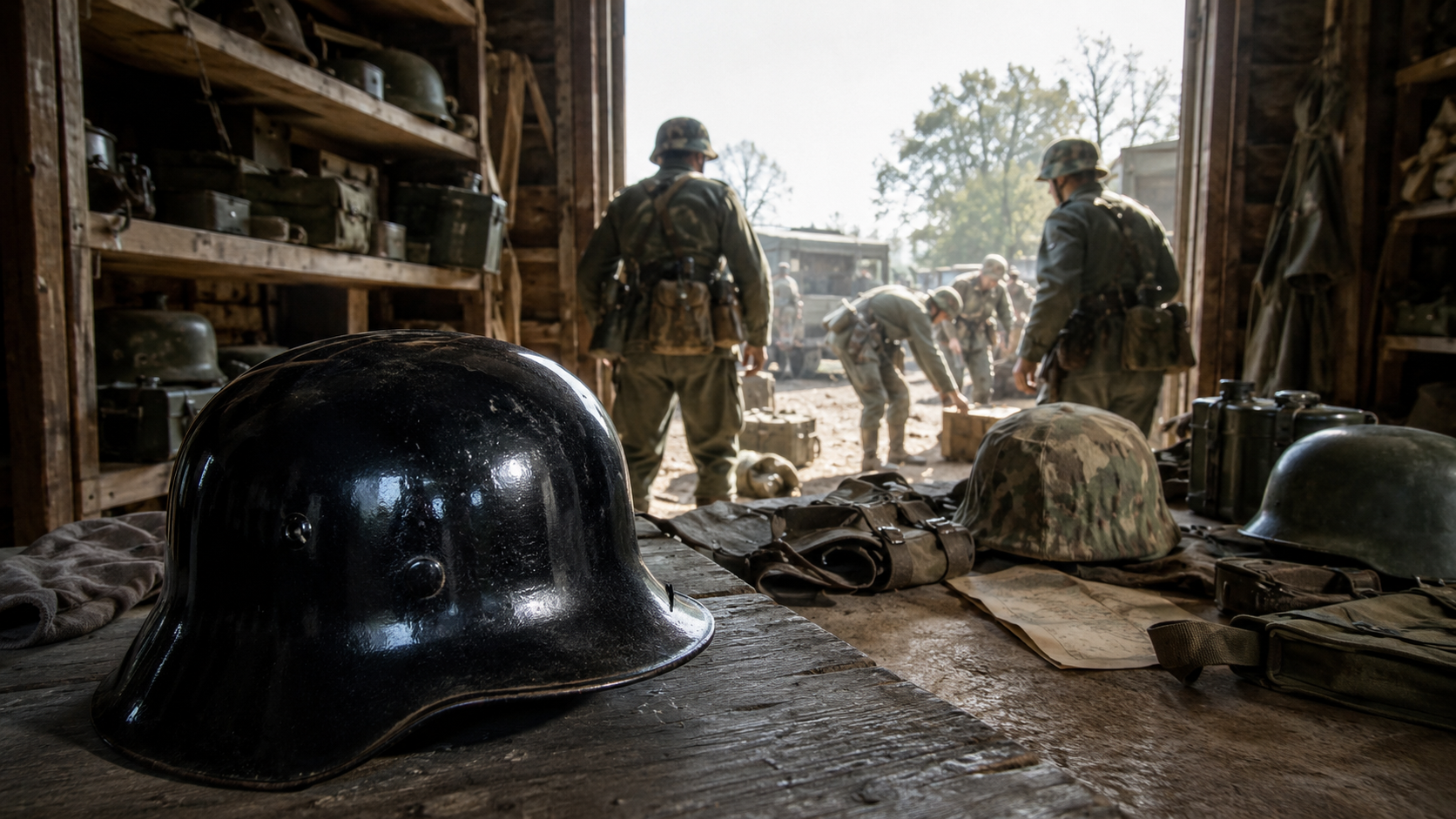 Why the SS abandoned its famous black helmet