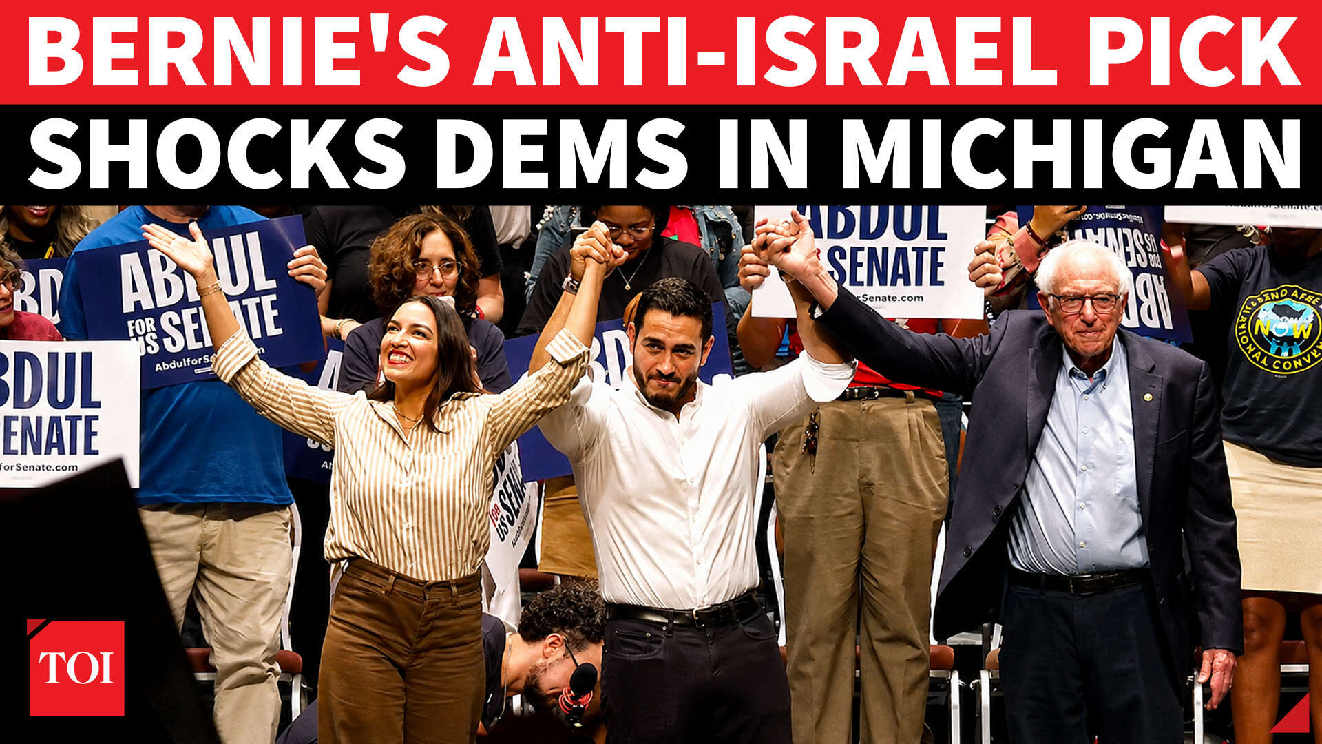 Bernie Sanders’ revolt wins! Anti-Israel Abdul El-Sayed beats Democrat ...