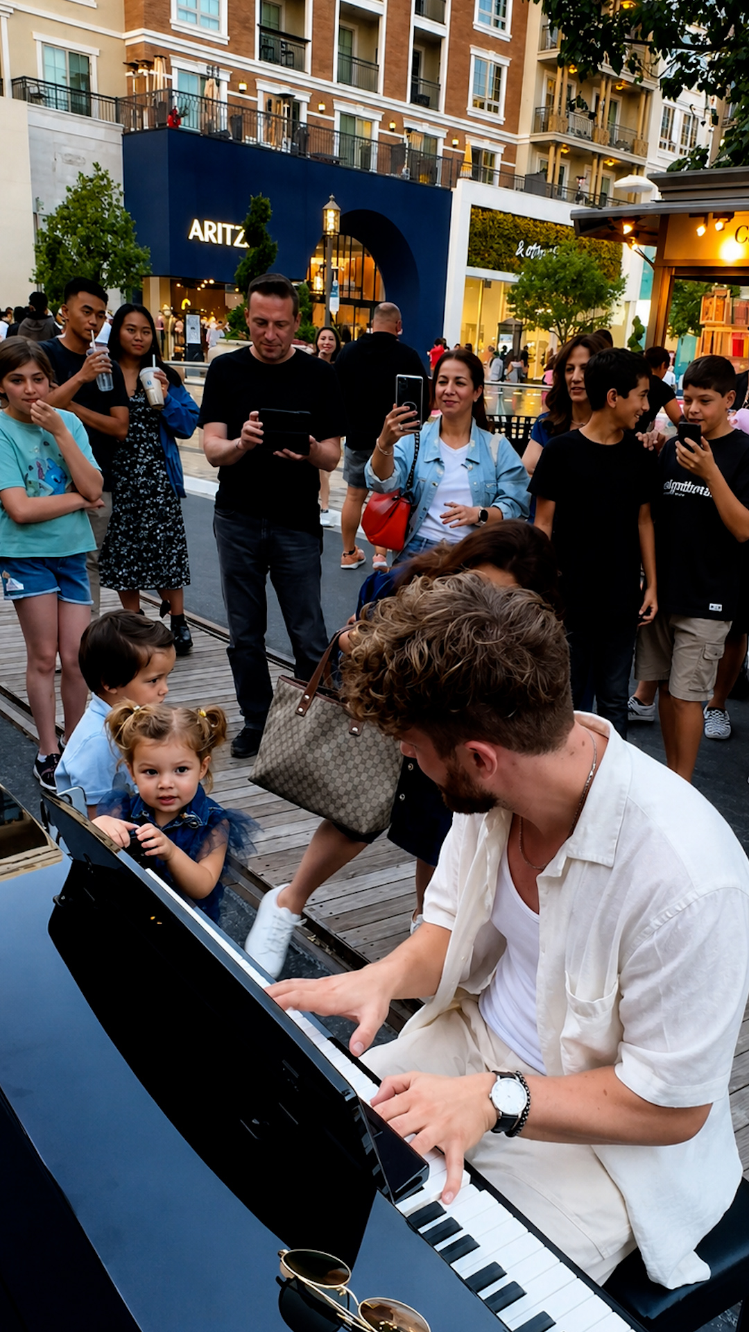 This little singer captured everyone's attention