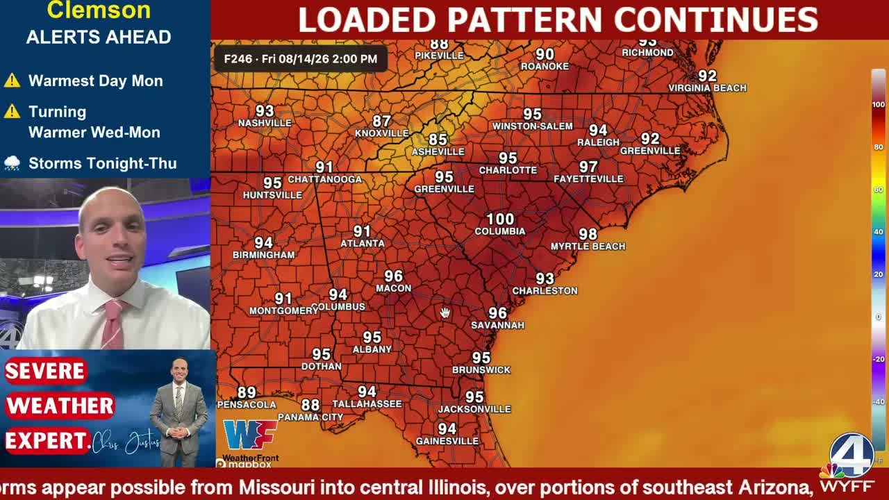 Southeast weather update: Stormy pattern locked in