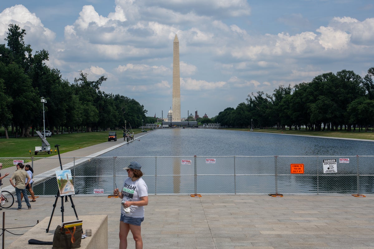 Trump administration accused of 'destroying' Reflecting Pool evidence