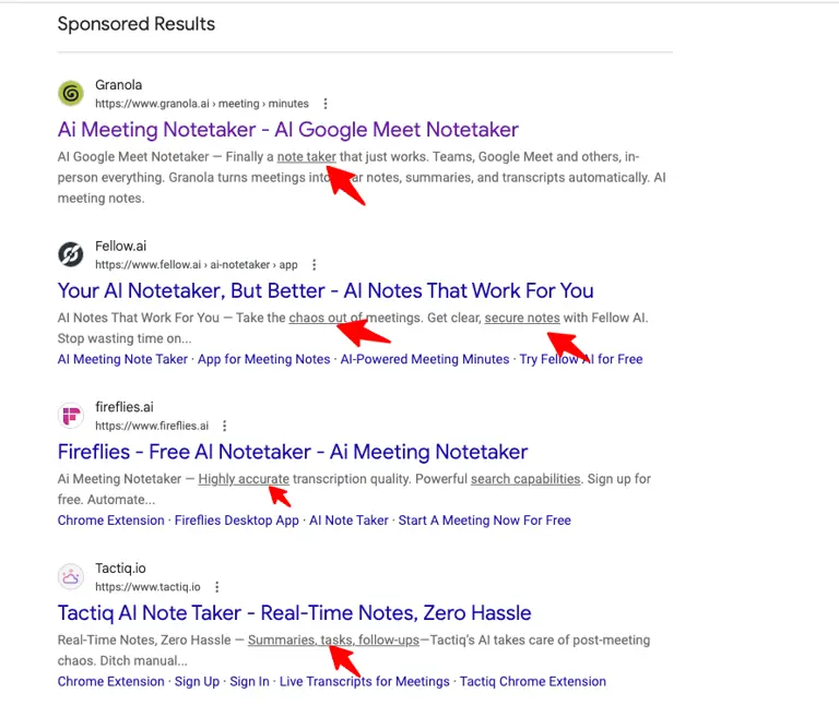 Google tests clickable hyperlinks in search ad descriptions