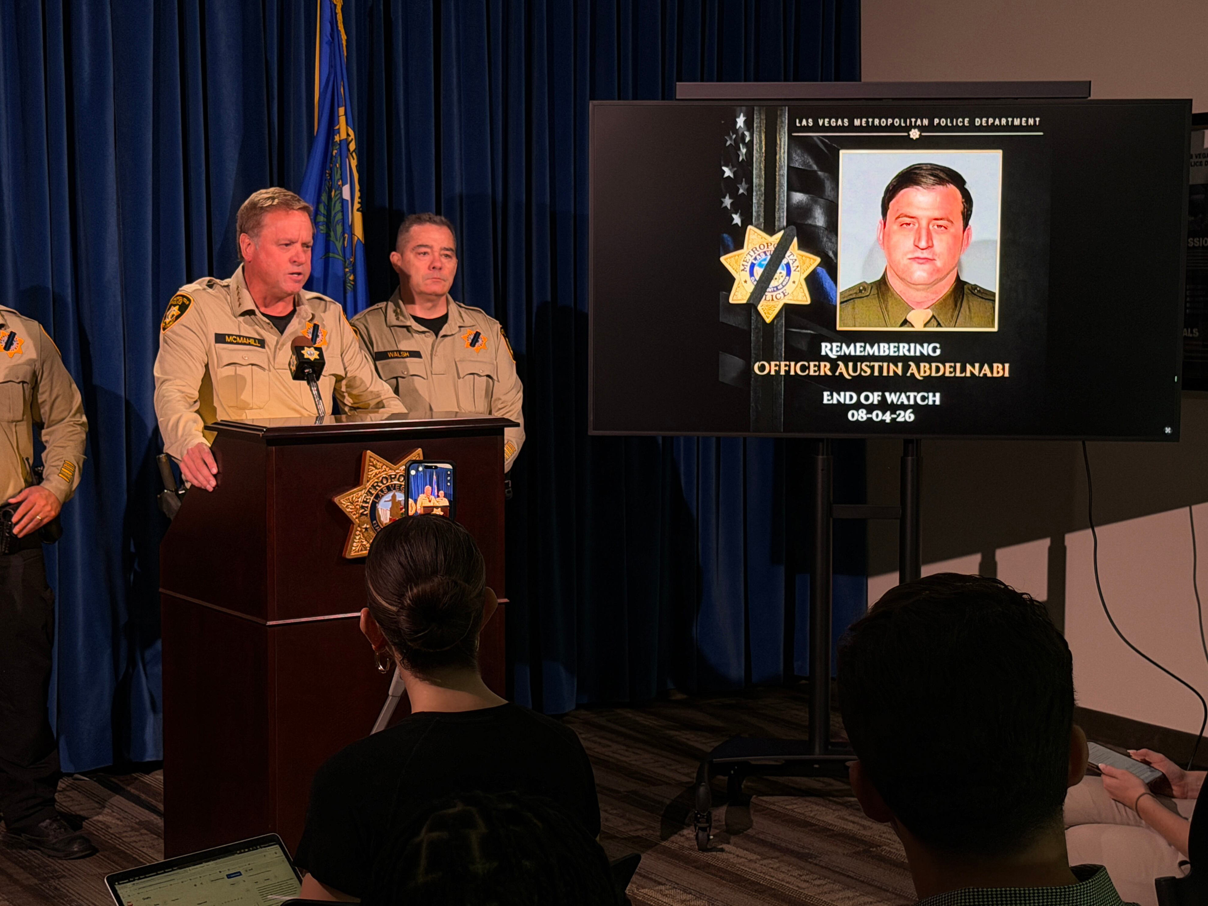 Las Vegas police identify officer killed in shooting near Mountain Vista, Tropicana