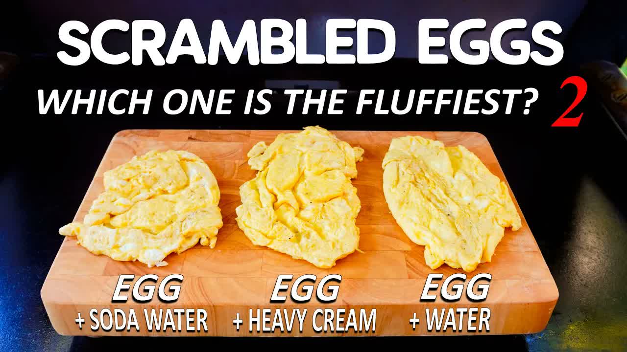 He keeps testing breakfast methods until the eggs come out perfect