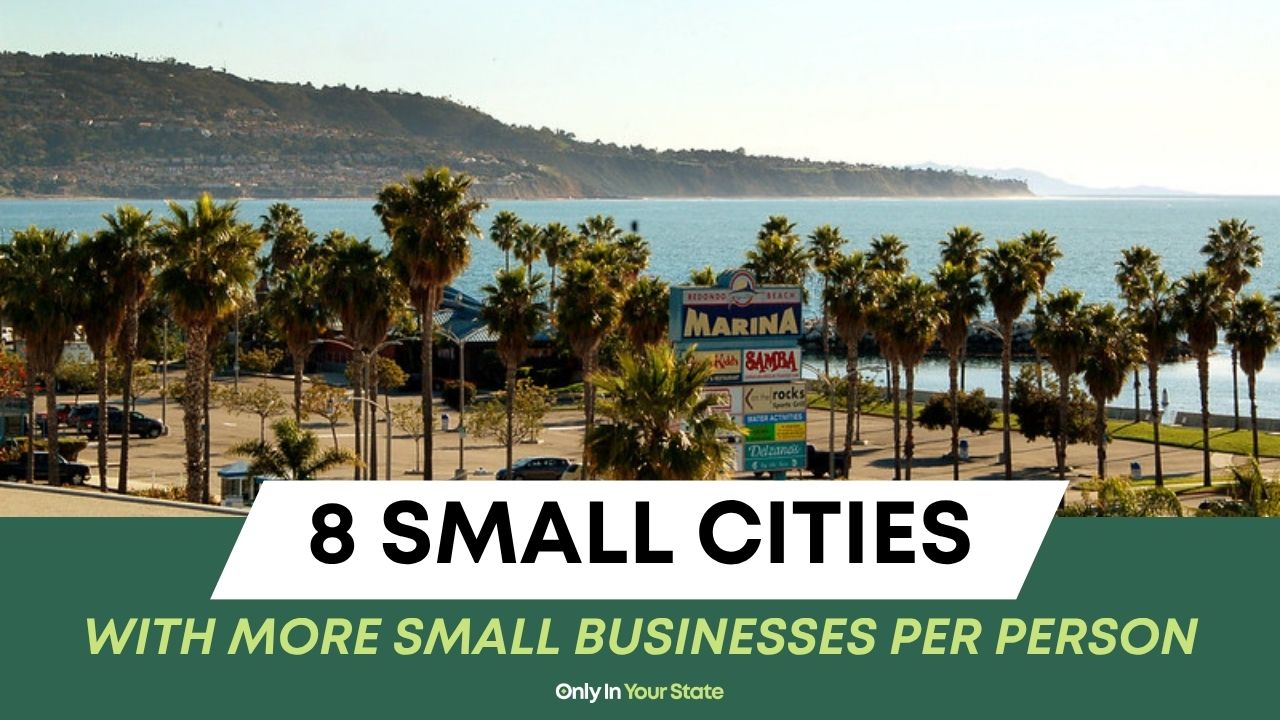 These 8 small US cities have more small businesses per person than ...