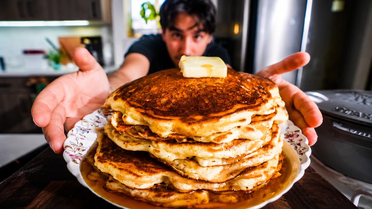 Watch why your homemade pancakes never taste like the ones at restaurants