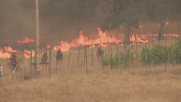 Man booked on fire-related charges near Gann Fire's origin in Calaveras County