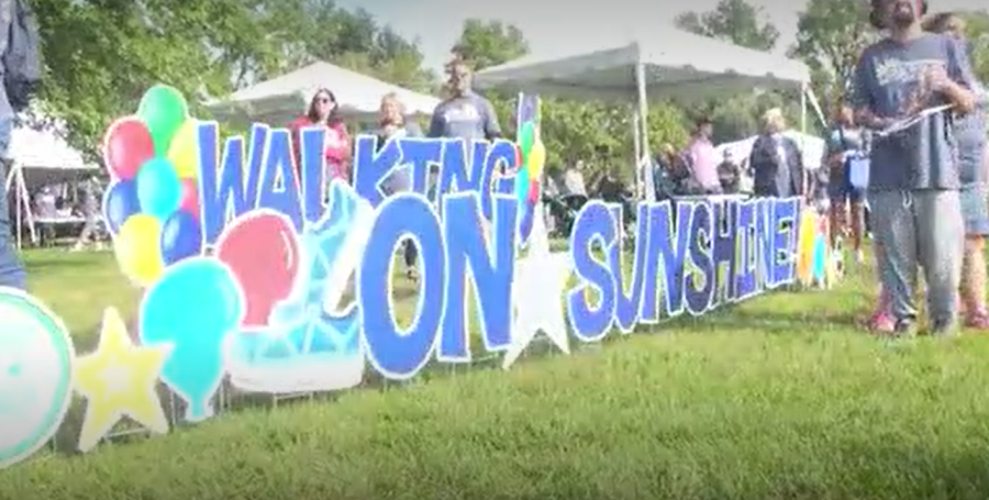 Raising support for 'Walking on Sunshine'