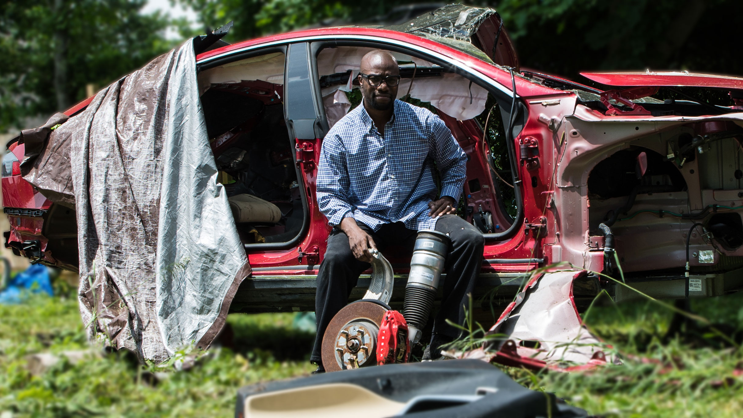 Rich couldn't get Tesla to fix his car, so he built his own repair empire
