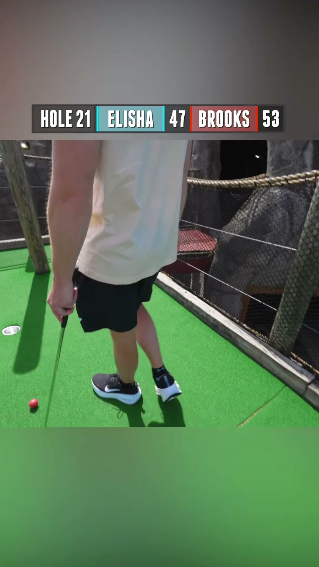 Lost Treasure Golf mini golf match