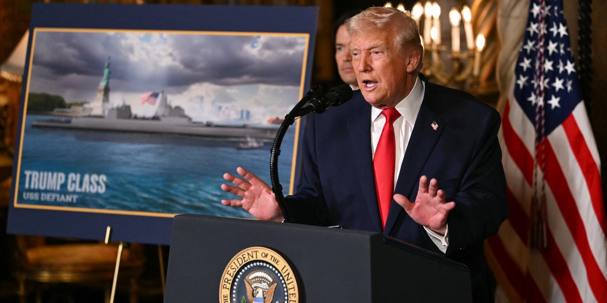 Trump's ‘Golden Fleet' of warships expected to cost upward of $275 billion