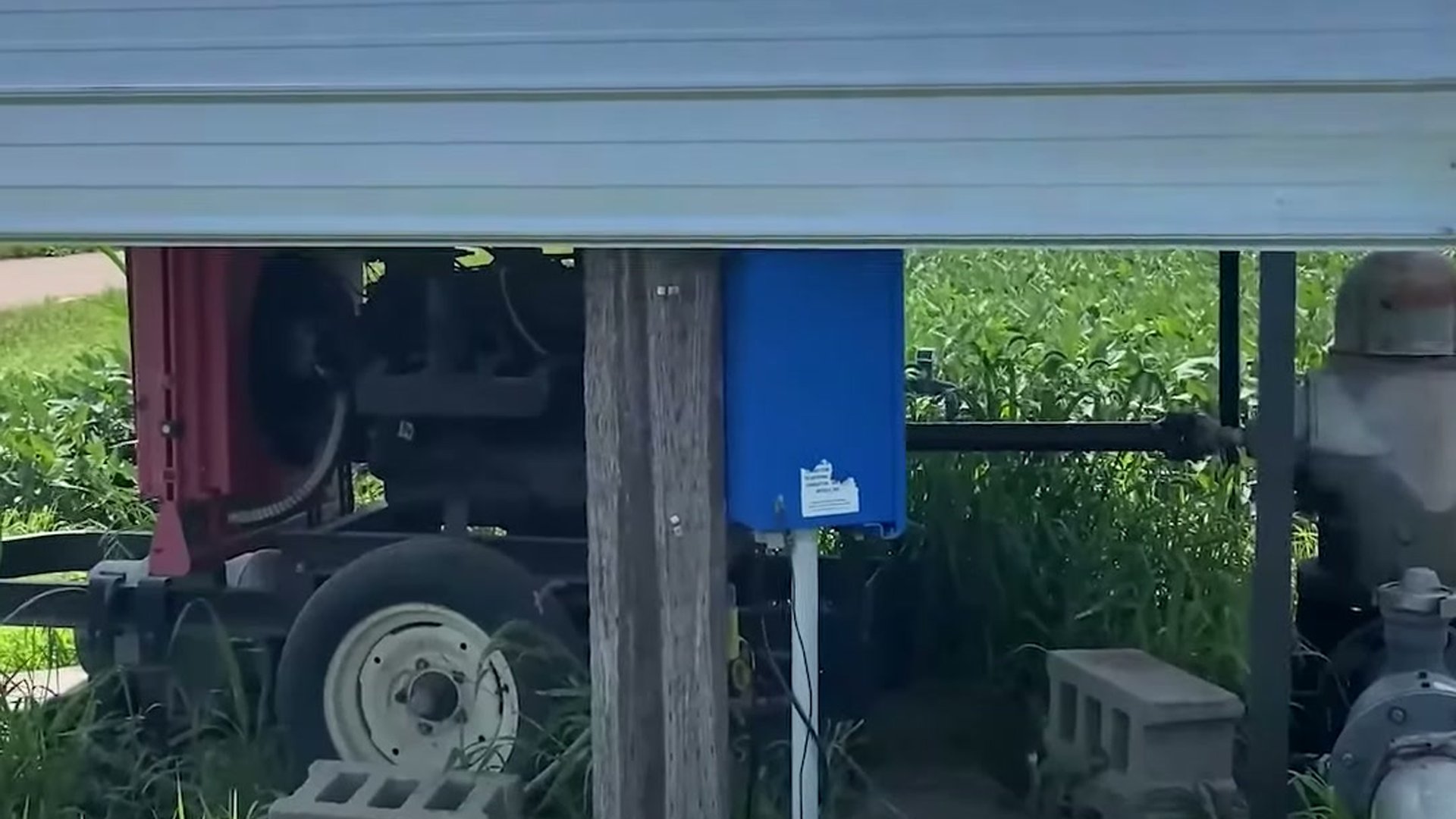 Chopping silage in Nebraska