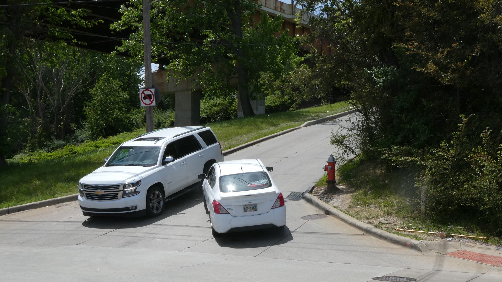 This Cleveland street is so steep that salt trucks drive up backward — and some drivers won't use it at all