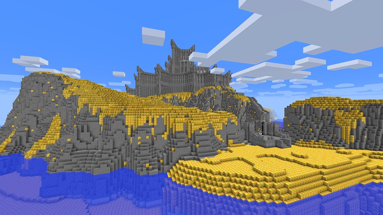 I Found A Hidden LUCKY BLOCK Island In Minecraft