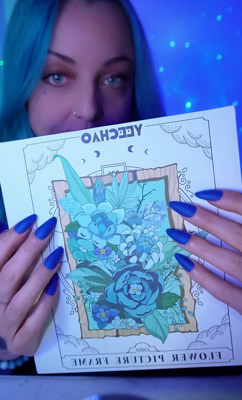Flower picture frame ASMR satisfying sounds