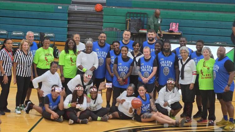 Killeen Police Department takes on 'Granny Basketball' team in exhibition game
