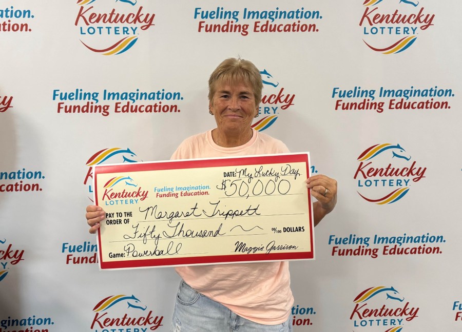 Kentucky woman's sentimental lottery numbers score $50K prize