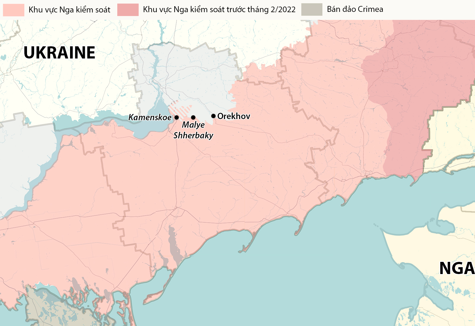Lính Nga xâm nhập 'thành trì phản công' của Ukraine ở Zaporizhzhia