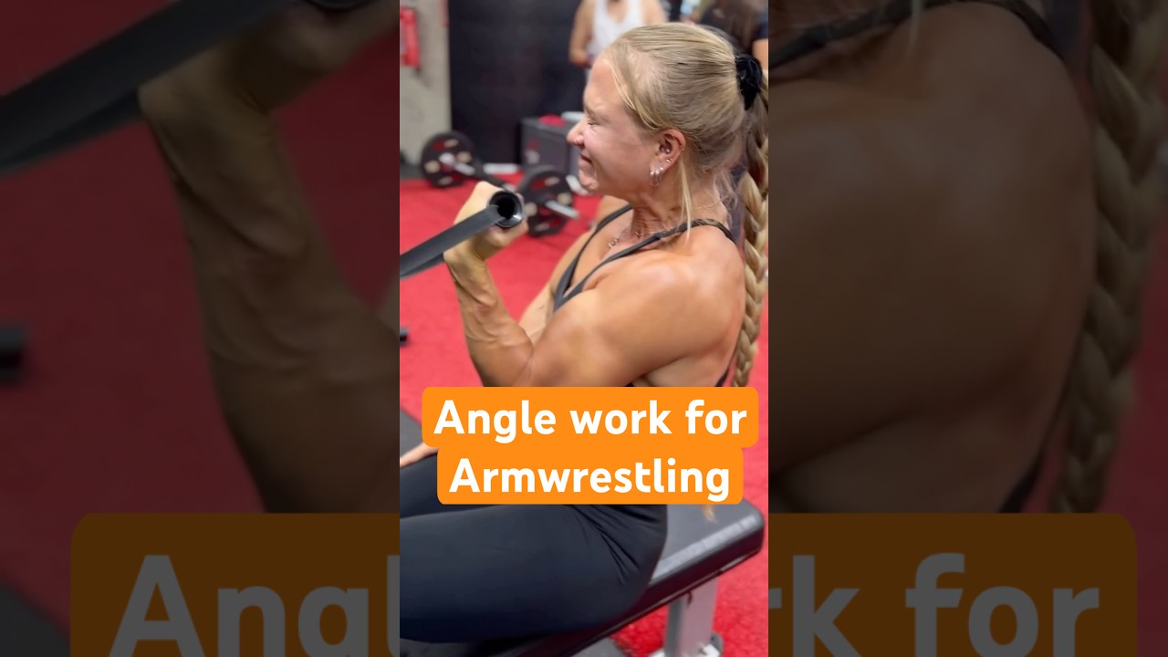 Keep the angle tight and compact for armwrestling with this exercise! # ...