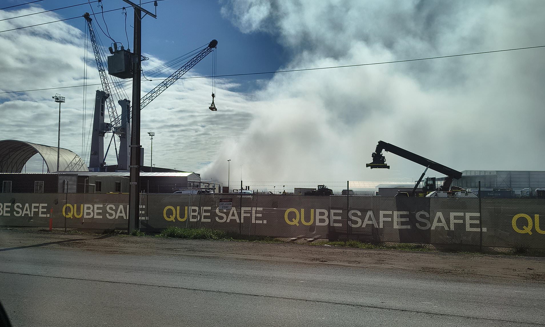 Evacuation order issued and one person hospitalised as 'toxic' fire ...