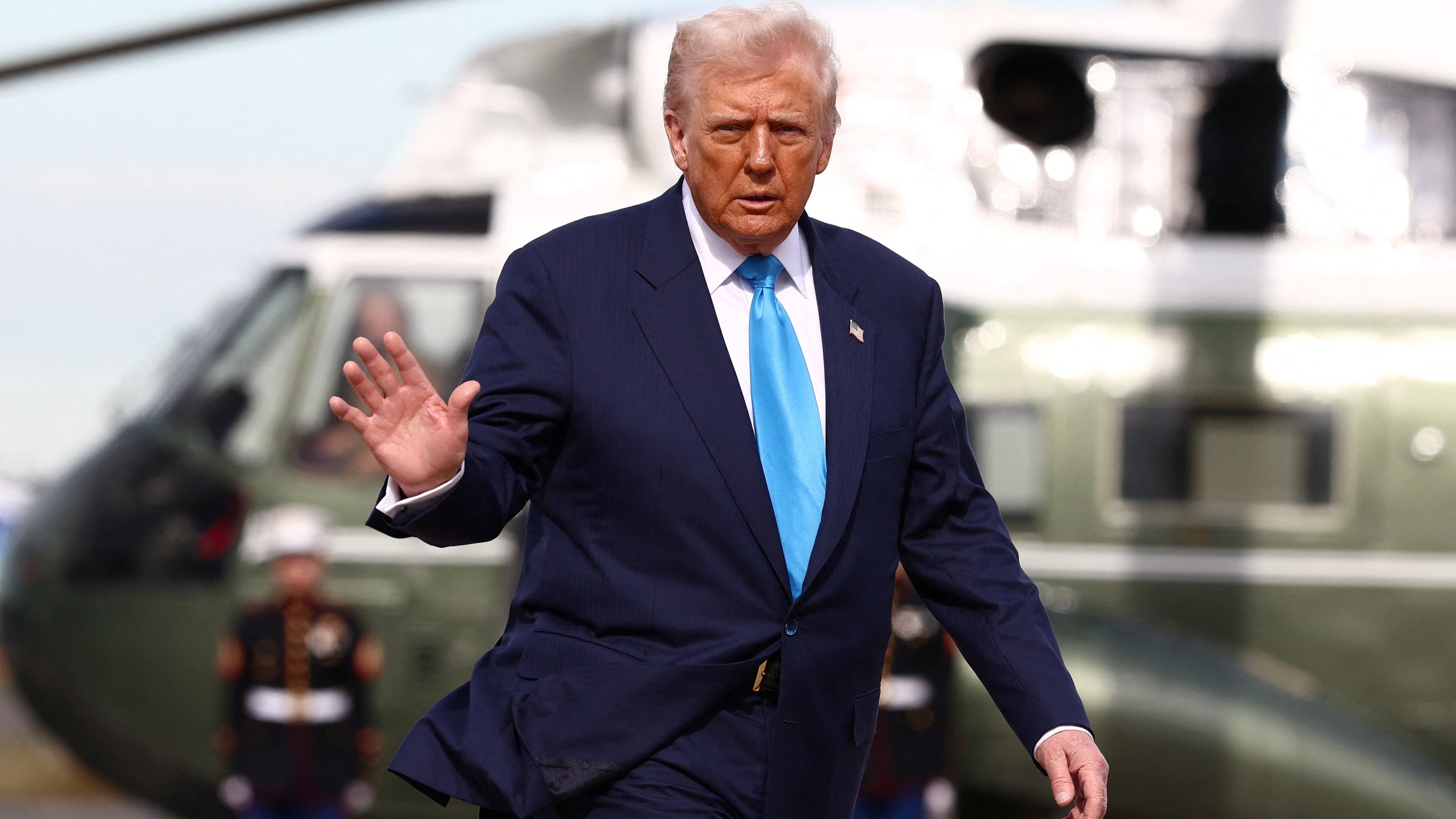 Trump’s Marine One came less than a mile from hitting jet