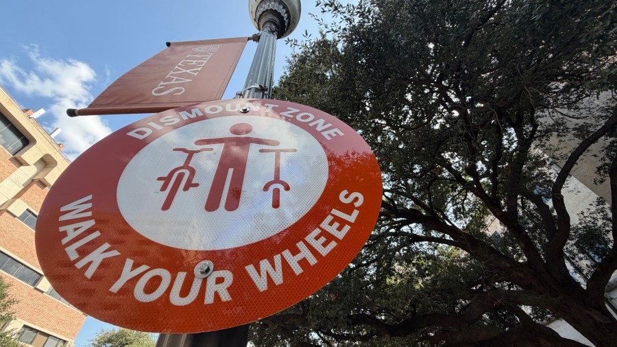 UT Austin's plans for ‘dismount zones' drive debate over campus safety