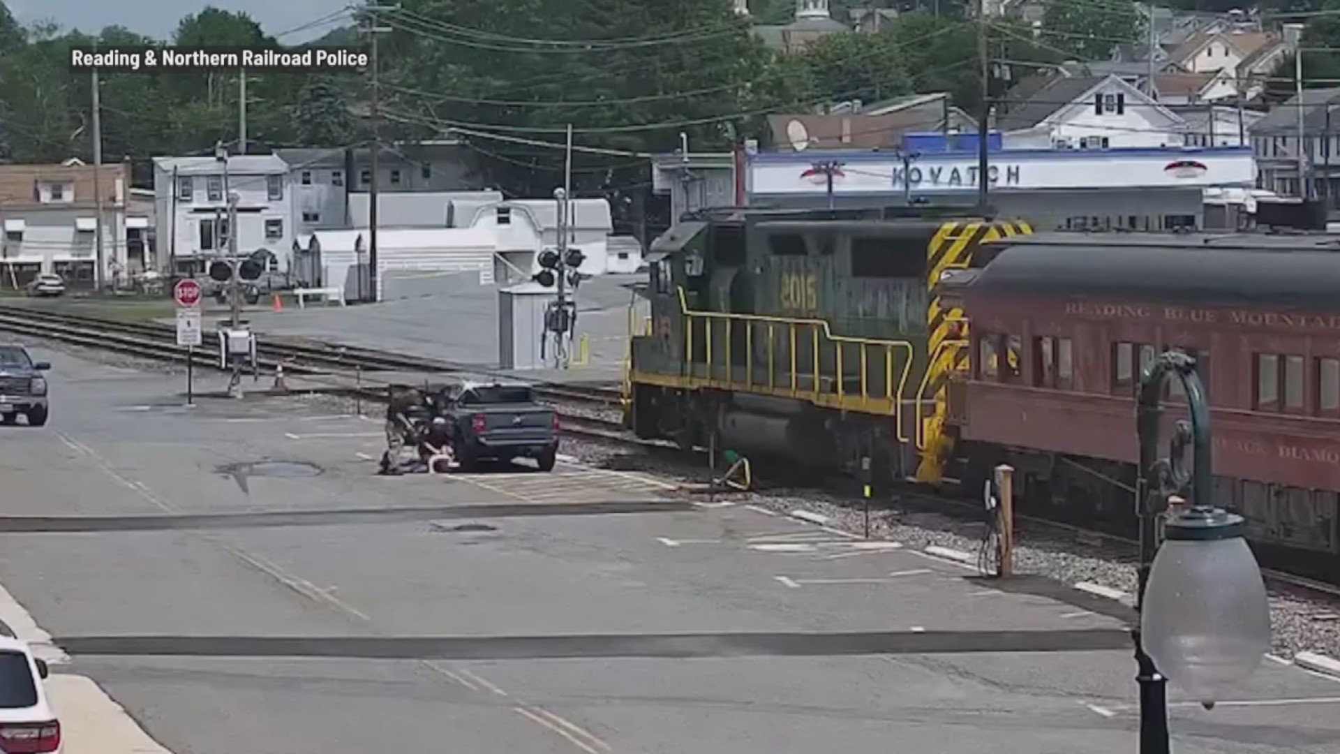 Video: Alleged train thief's attempt goes off rails | 28/22 News